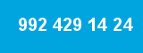 992 429 14 24 992 429 14 24